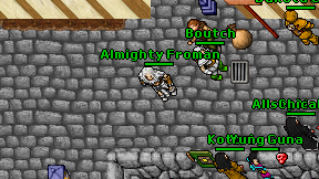 Almighty Froman on screen