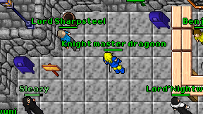 Knight master dragoon on screen