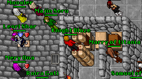 Knight Blaze on screen