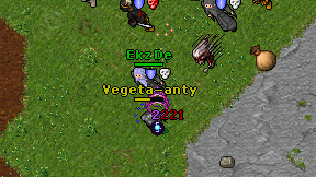 Vegeta-anty on screen