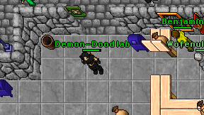 Demon-Dood lab on screen