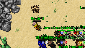 Squirtl on screen