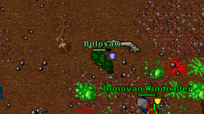 Bolosaw on screen