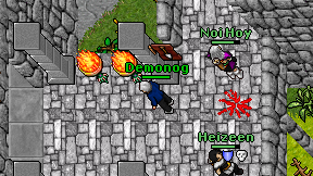 Demonog on screen
