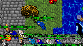 Tornado boy on screen
