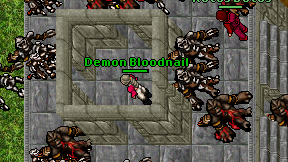 Demon Bloodnail on screen