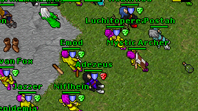 Mystic Archer on screen