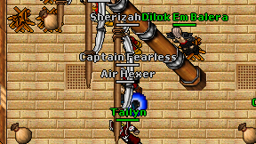 Air Hexer on screen