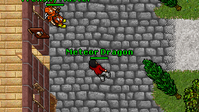 Meteor Dragon on screen