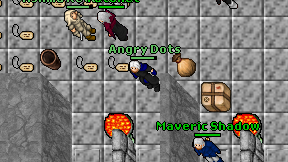 Angry Dots on screen