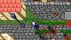 Rapper sampah on screen