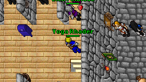 Yoga Rhader on screen