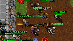 Flash Bolt on screen