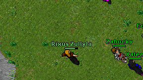 Rixus Zullyla on screen