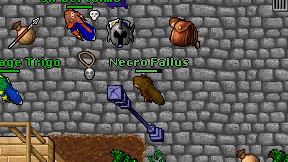 Necro Fallus on screen
