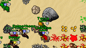 Tocca on screen