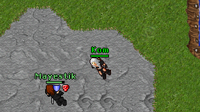 Kom on screen