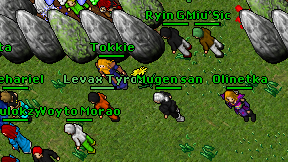 Mugen san on screen