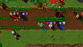 Droot on screen