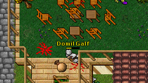 Domil Galf on screen