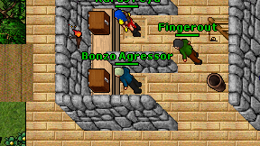 Bonzo Agressor on screen
