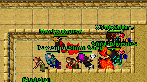 Mecky mouse on screen