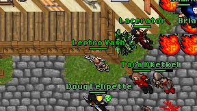 Lectro Vash on screen