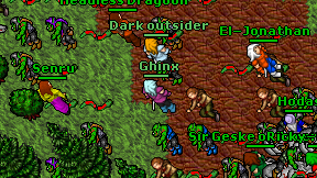 Ghinx on screen