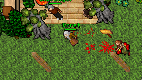Krret on screen