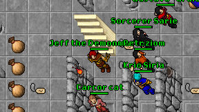 Jeff the Demonmaster on screen