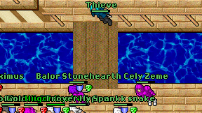 Thieve on screen
