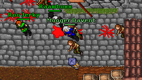 Mooger Davent on screen