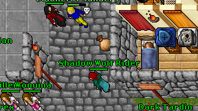 Shadow Wolf Rider on screen