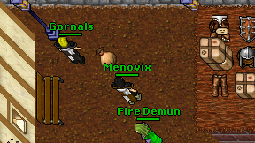 Menovix on screen