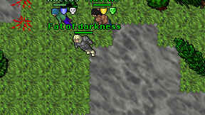 Fat of darkness on screen
