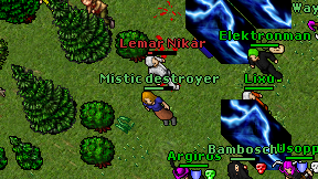 Mistic destroyer on screen
