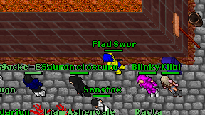 Flad Swor on screen