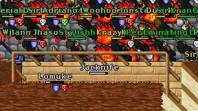 Jacknife on screen