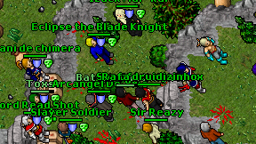 Battus The Knight on screen