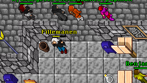 Fillemanen on screen