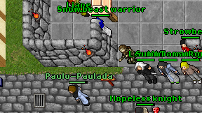 Snow beast warrior on screen