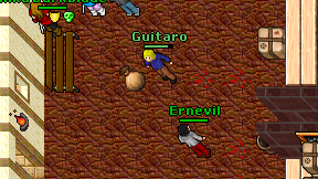 Guitaro on screen