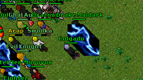 Colgado on screen