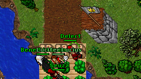 Delect on screen