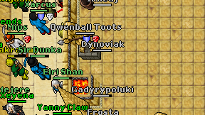 Dynoviak on screen