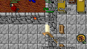 Uriel on screen