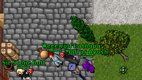 Werewolf Cathapa on screen