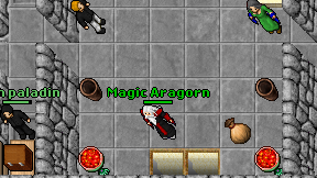 Magic Aragorn on screen