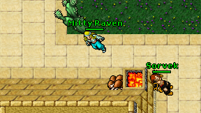 Mitty Raven on screen