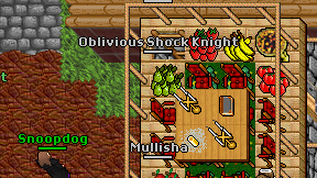Oblivious Shock Knight on screen